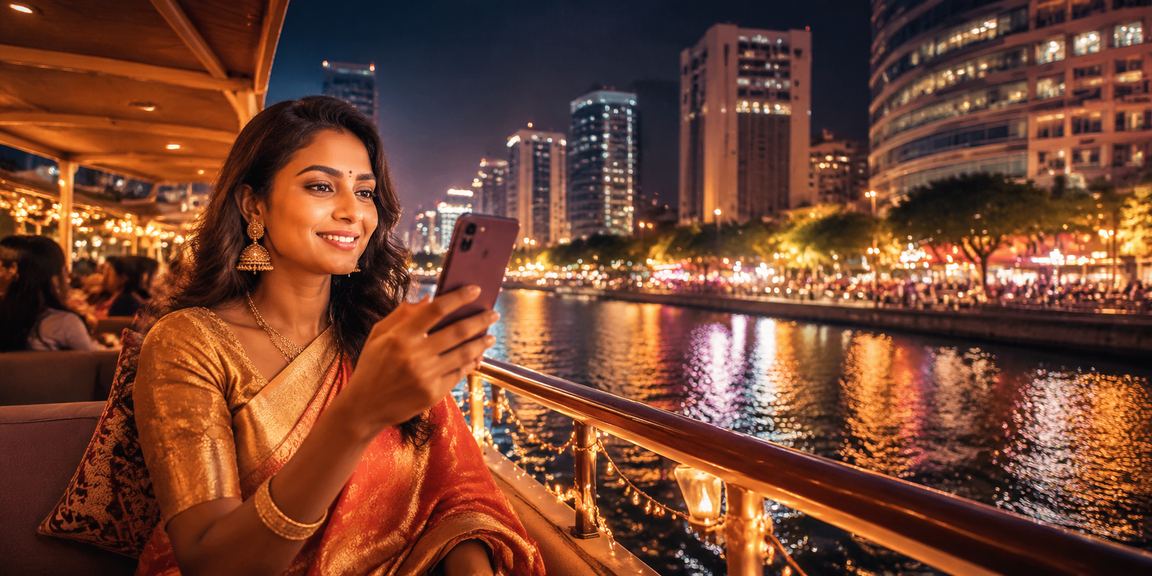 Bangalore MG Road vibrant night market symbolizing VIP luxury and excitement